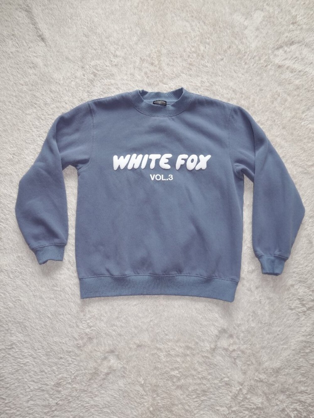 Women's Size XS/S White Fox Offstage Sweater Ocean, SOFT Sweatshirt, Like New!